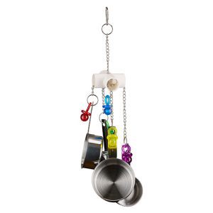 Bird Toy - Interactive - Pots & Pans