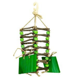 Bird Toy - Apple Stick Hay Feeder