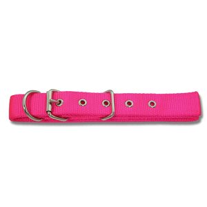 Dog Collar Webbing - 45cm Pink