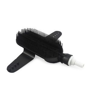 Washer Groomer Curry Comb - Black