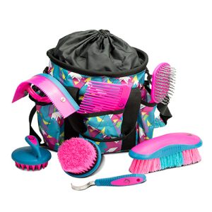 Grooming Kit - Pattern - Abstract Pink Blue