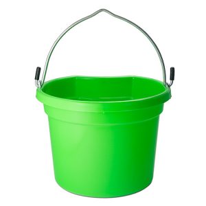 Flat Back Buckets - 8 Litre - Green