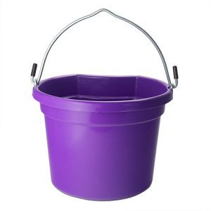 Flat Back Buckets - 8 Litre - Purple