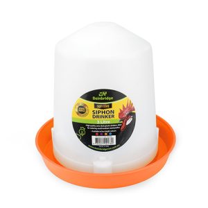 Poultry Drinker Siphon Straight - 3L - Orange