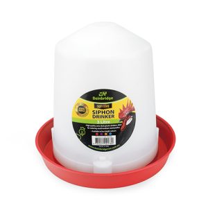 Poultry Drinker Siphon Straight - 3L - Red