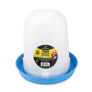 Poultry Drinker Siphon Straight - 5L - Blue