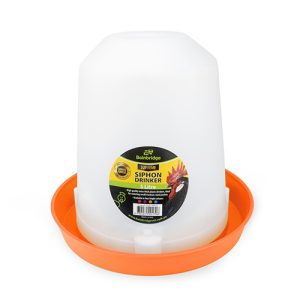 Poultry Drinker Siphon Straight - 5L - Orange
