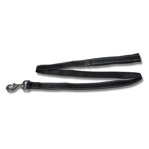 Dog Lead Webbing Reflective Strips - 120cm x 25mm Black