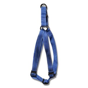 Harness Webbed Adjustable w Reflective Strips 30-50cm Blue