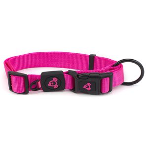Nylon Dog Collar Premium - Extra Small Pink