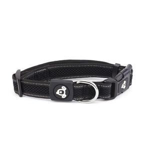 Double Layer Reflective Mesh Collar - Small Black