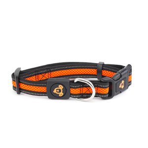 Double Layer Reflective Mesh Collar - Small Orange