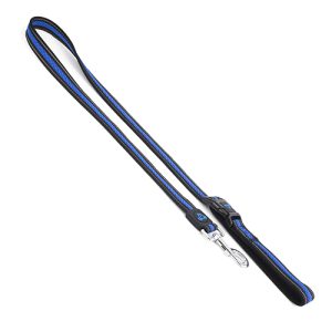 Double Layer Reflective Mesh Cafe Lead - 2.5cm x 120cm Blue