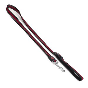 Double Layer Reflective Mesh Cafe Lead - 2.5cm x 120cm Red