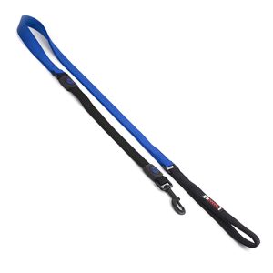 Nylon Dog Lead Premium with Shock Absorb - 2.5cm x 120cm Blue