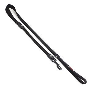 Nylon Dog Lead Premium with Shock Absorb - 2.5cm x 120cm Black