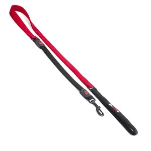 Nylon Dog Lead Premium with Shock Absorb - 2.5cm x 120cm Red