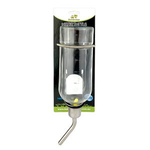 Glass Water Bottle Small Animal - 765ml