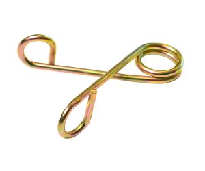 Spring clip - 10mm rod - Gold