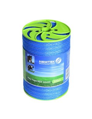Poly Tape White 12mm Mix 5 200m