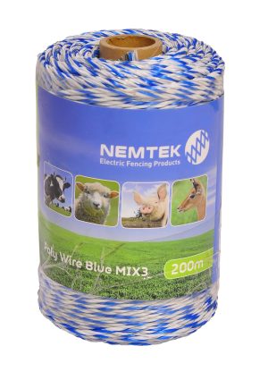 Poly Wire - Blue MIX3 - 200m
