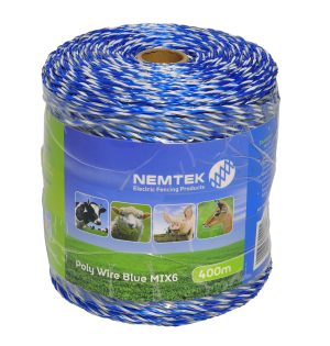 Poly Wire - Blue MIX6 - 400m