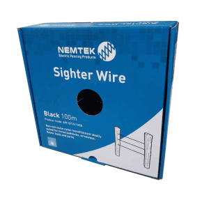 Sighter wire 4mm Black -100m box