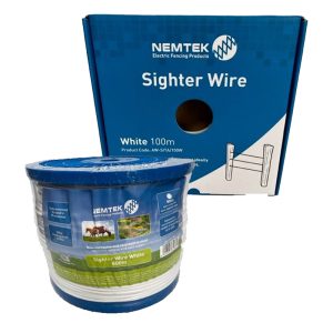 Sighter wire 4mm White -100m box