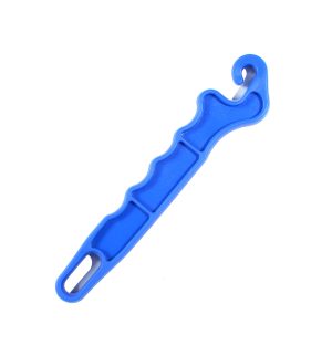 Gate Handle- Blue hook handle