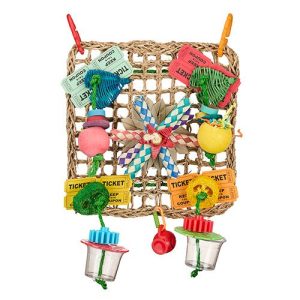 Bird Toy - Interactive - Square Foraging Wall