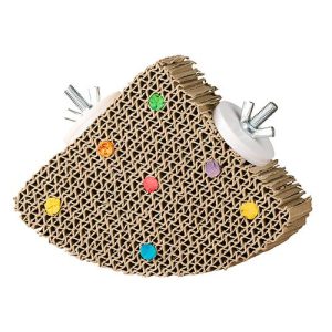 Bird Toy - Interative - Corner Cardboard Treat N Seek