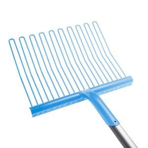 Rubber Mat. Fork Metal Alu Handle Blue