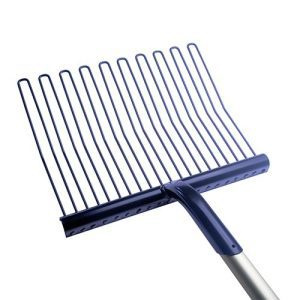Rubber Mat. Fork Metal Alu Handle Navy