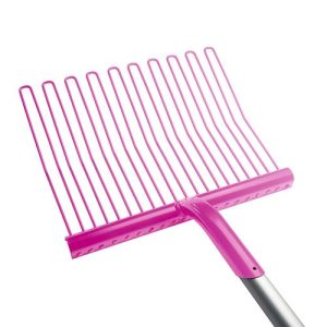 Rubber Mat. Fork Metal Alu Handle Pink