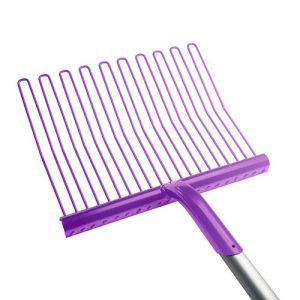 Rubber Mat. Fork Metal Alu Handle Purp