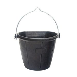 Recycled Rubber Flat Bucket - 18L