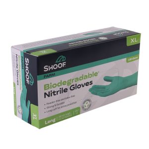 Shoof Farm Bio Gloves Long 100pk X-Large