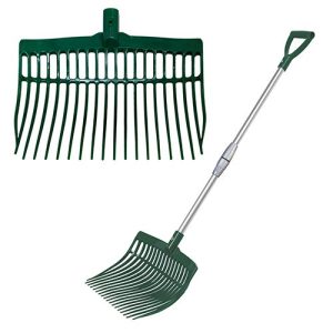 Supreme Telescopic Stable Fork Plastic Green