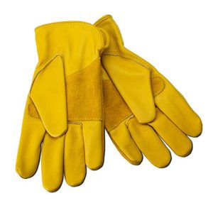 Premium Leather Gloves - Palm & Back - Medium